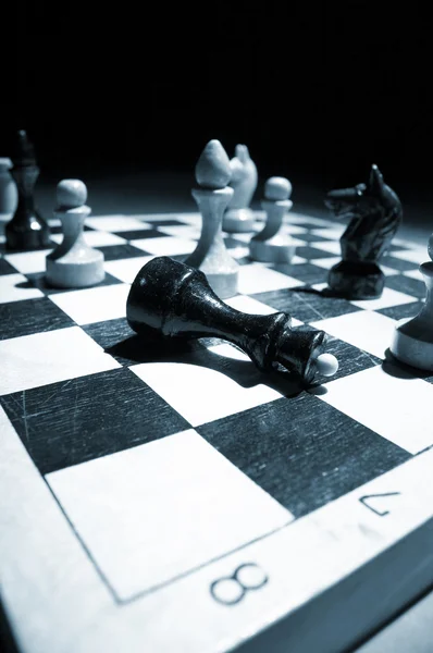 Chess on a board — Stock Photo, Image