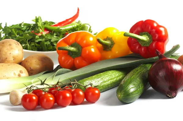 stock image Fresh Vegetables, Fruits and other foodstuffs.