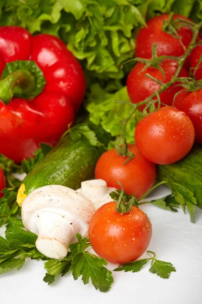 Fresh Vegetables, Fruits and other foodstuffs. — Stock Photo, Image