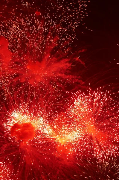 Pokaz sztucznych ogni na cześć Dzień Niepodległości — Zdjęcie stockowe