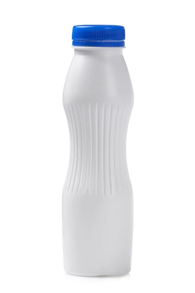 Бутылки йогурта — стоковое фото