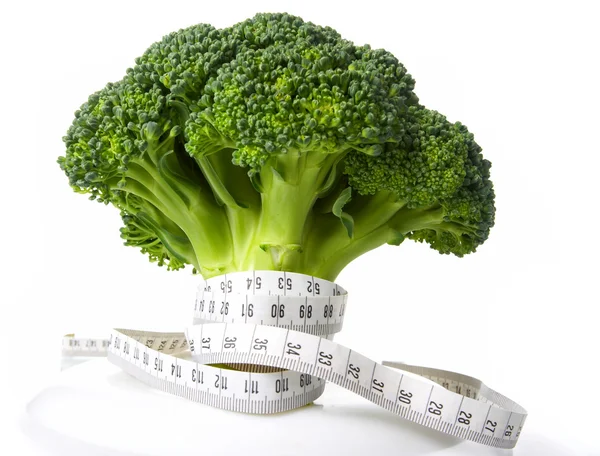 Broccoli diet meter — Stock Photo, Image
