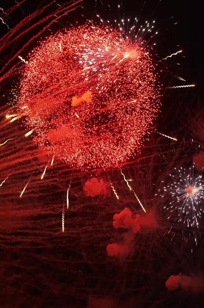 Феєрверк на честь Дня незалежності — стокове фото
