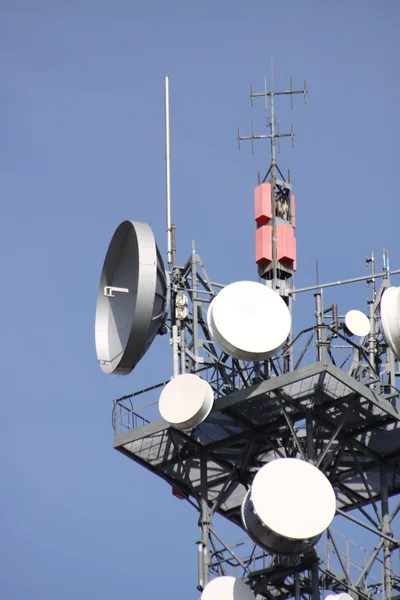 Closeup of TV aerial mast — Stock Photo, Image