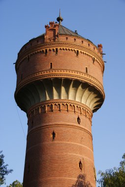 Watertower of brick clipart