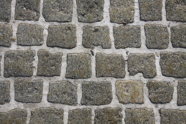 Background of pavement, walkside made by stone.