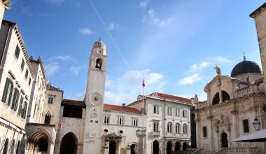 Dubrovnik, plaza stradun, Hırvatistan