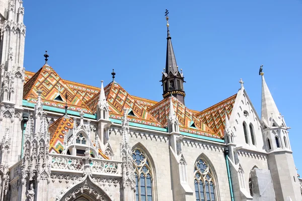 Matthiaskerk in Boedapest, Hongarije — Stockfoto