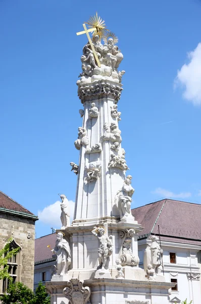 Holy trinity column in Budapest, Hungary — Stock Photo, Image