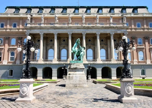 Budai vár Budapesten, Magyarország — Stock Fotó