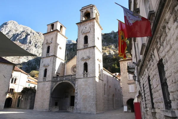 Catedral de St Tryphon em Kotor, Montenegro — Fotografia de Stock