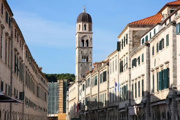 Dubrovnik, plaza stradun, Hırvatistan — Stok fotoğraf