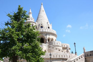 Fisherman Bastion in Budapest, Hungary clipart