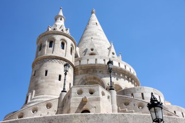 Fisherman Bastion in Budapest, Hungary clipart