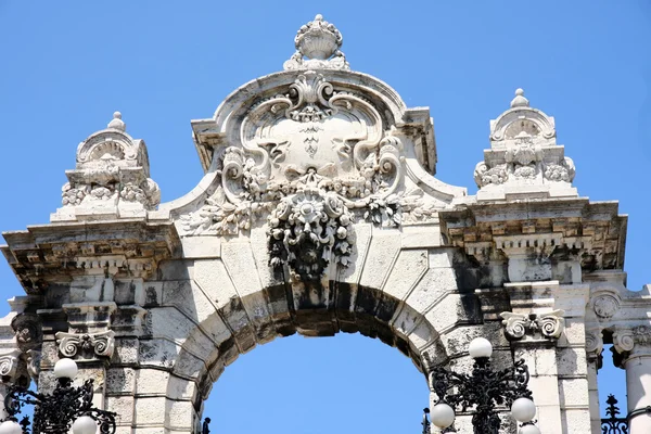 Brána Budínského hradu v Budapešti, Maďarsko — Stock fotografie