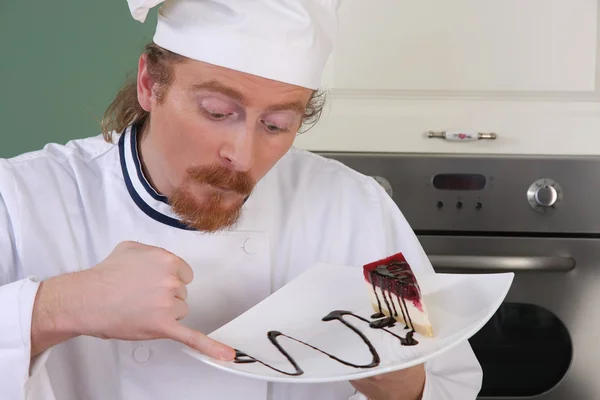 Chef joven divertido — Foto de Stock