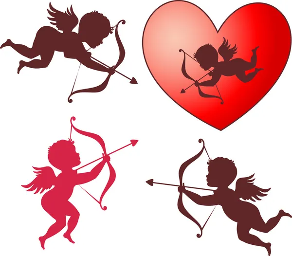 Cupid collection — Stock Vector