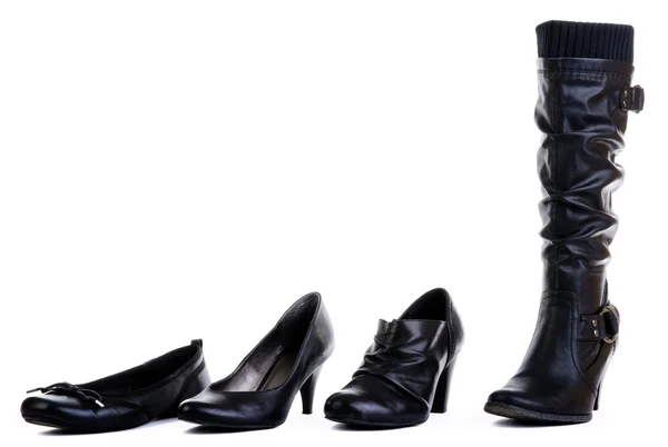 Stövlar och skor — Stockfoto