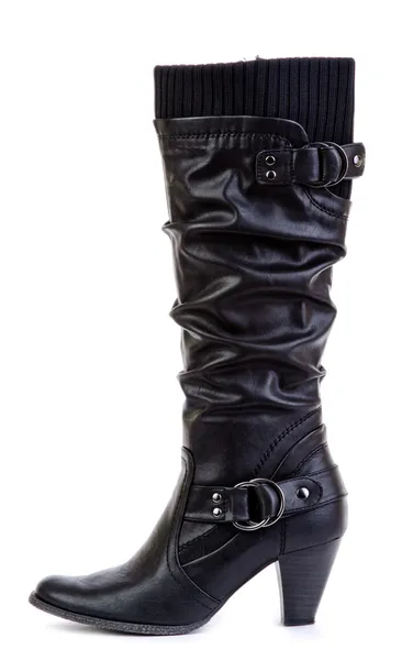 Zwarte laarzen — Stockfoto