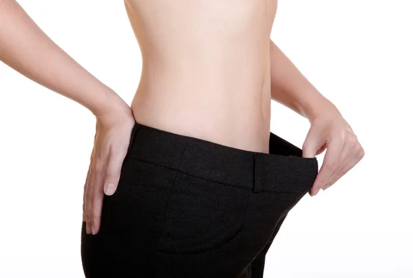 Kadın kilo kaybı — Stok fotoğraf