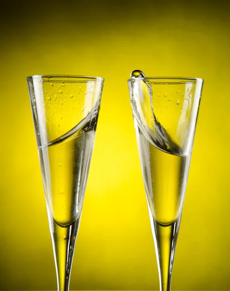 Two glass of champagne — Stock Photo, Image