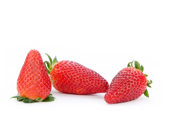 Grupp av jordgubbar — Stockfoto