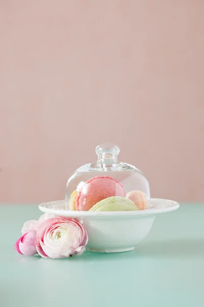 Γαλλική macaron, το διάσημο ζαχαροπλαστικής — Φωτογραφία Αρχείου