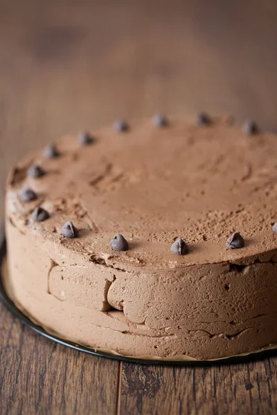 Triple chocolate cake — Stock Photo, Image