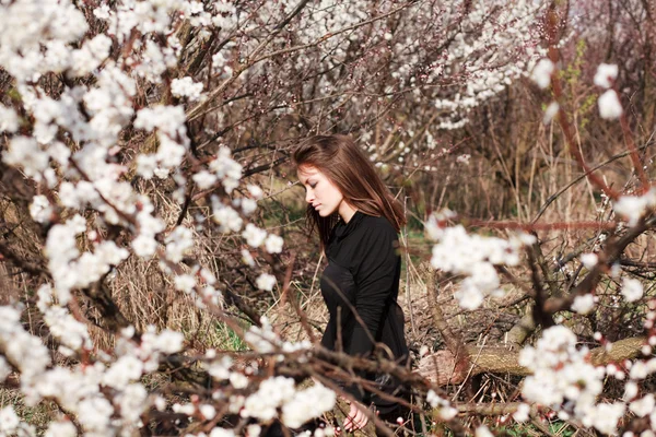 A kertben nő szépségét portréja — Stock Fotó
