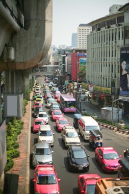 sabah erken trafik Bangkok