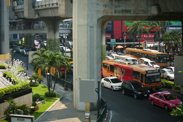 stock image Early morning traffic in Bangkok