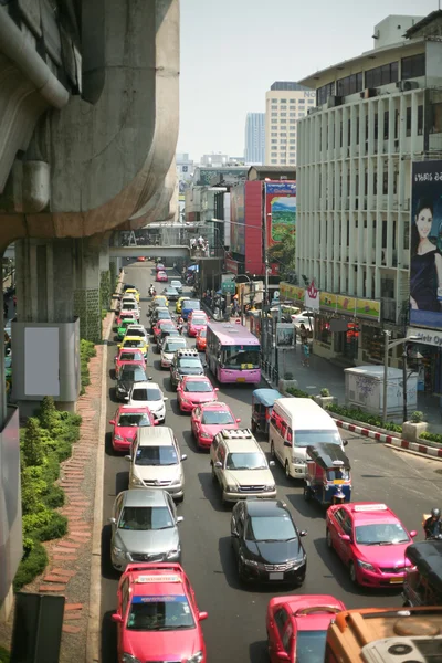 stock image Early morning traffic in Bangkok