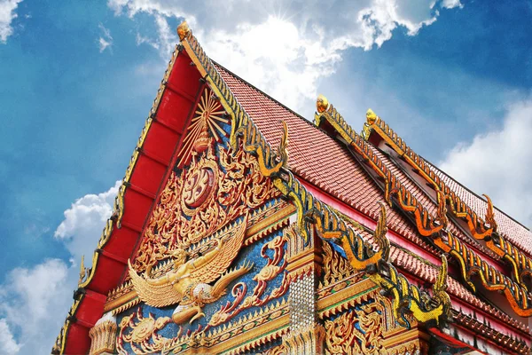 Tempio del Buddismo a Bangkok, Thailandia — Foto Stock