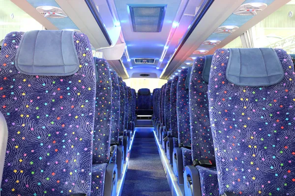 Inside of new bus — Stock Photo, Image