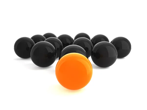 Balls on white background — Stock Photo, Image