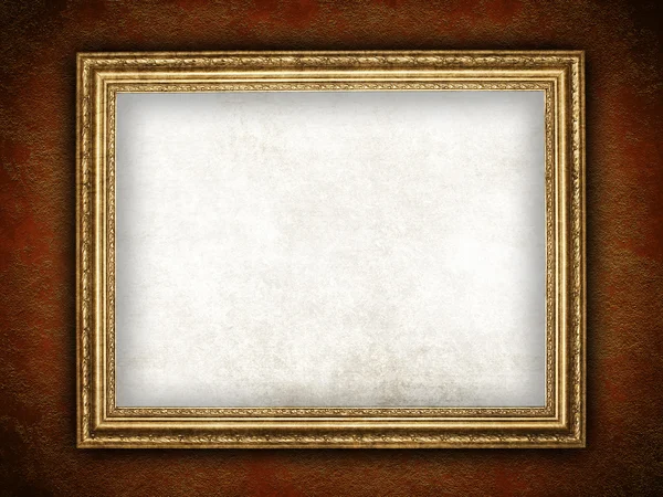 Old frame on grunge background — Stock Photo, Image