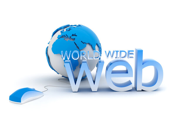 Всемирная паутина - концептуальная иллюстрация
