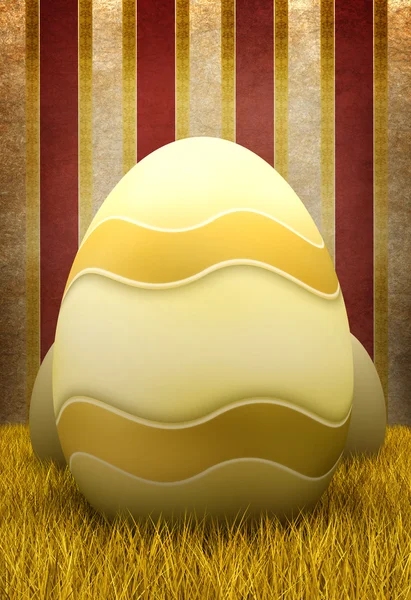 Счастливой Пасхи - пасхальные яйца — стоковое фото