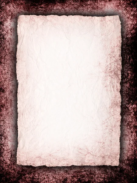 Blank old paper on grunge background — Stock Photo, Image