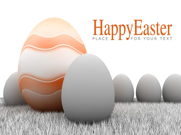 Feliz Pascua - plantilla de diseño — Foto de Stock