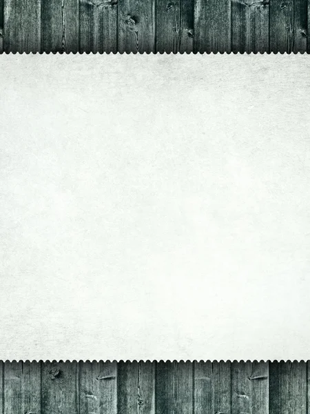Grunge background - blank sheet on wood background — Stock Photo, Image