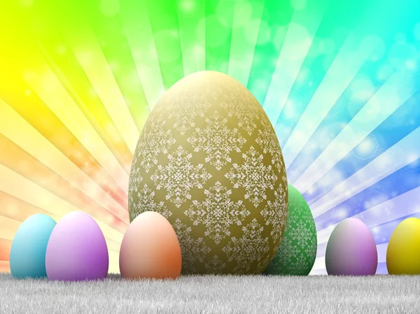 Великодні яйця — стокове фото