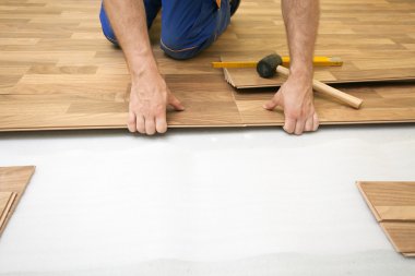 Floor installation clipart