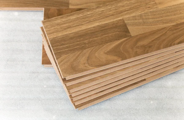 Laminat desek drewnianych — Zdjęcie stockowe