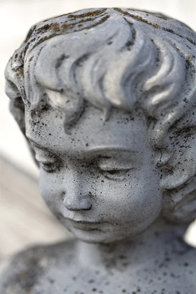 Stone angel face — Stock Photo, Image