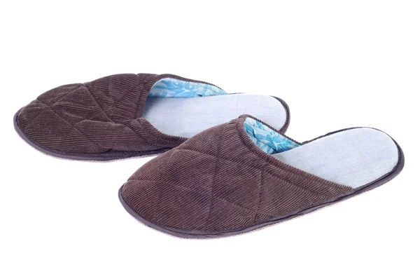 Bruin slippers — Stockfoto