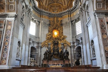Altar in St Peters Basillica clipart
