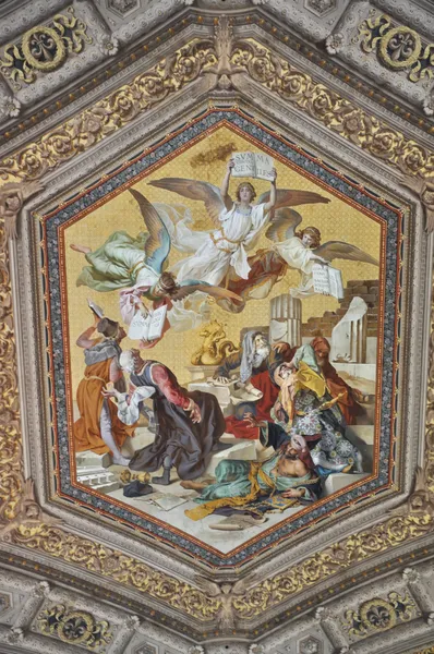 Fresco in Vatican Museum — Stock Photo, Image