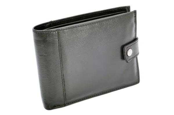 Czarny portfel — Zdjęcie stockowe