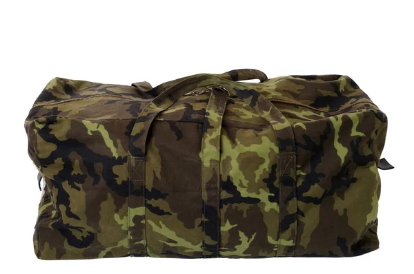 stock image Green millitary bag